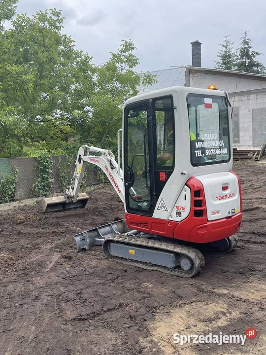 USŁUGI MINIKOPARKA I WYWROTKĄ podkarpackie Stalowa Wola ogród