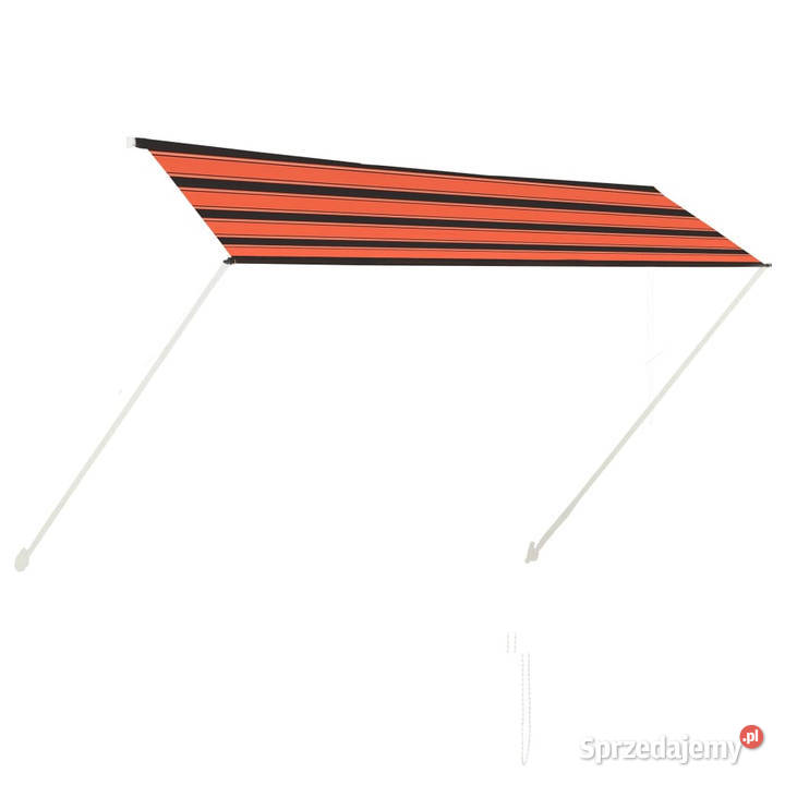 Zwijana markiza 300x150 pomarańczowobrązowa Warszawa sprzedam