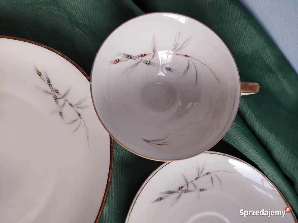 Filiżanka ze spodkiem i talerzykiem Winterling opolskie Głuchołazy