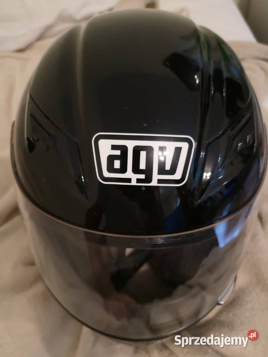 Kask AGV rozmiar L czarny połysk AGV Kaski i odzież sprzedam