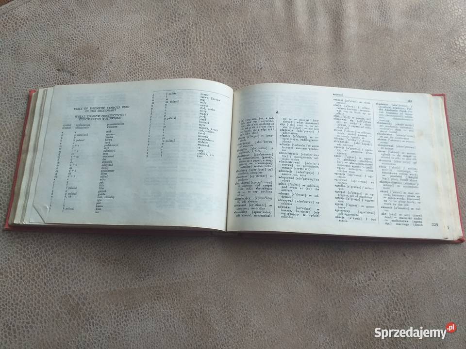 kieszonkowy słownik polsko angielski angielsko Sandomierz