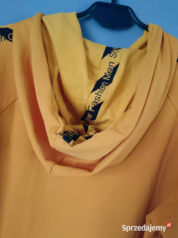 Bluza Kangurek męski żółty musztardowy nowy Krosno