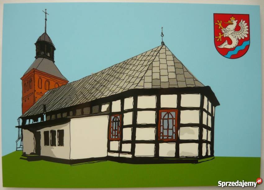 POCZTÓWKA ZACHODNIOPOMORSKIE SIANÓW KOŚCIÓŁ Koszalin sprzedam