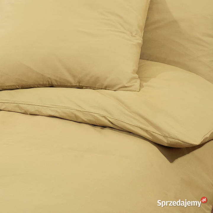 Zestaw pościeli kolor taupe 135x200 bawełna mazowieckie Warszawa