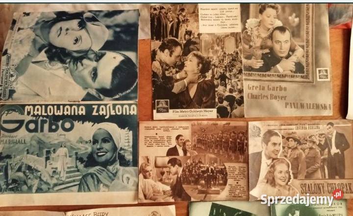 Rozkładówka filmowa reklama PRL l50te mazowieckie Grójec