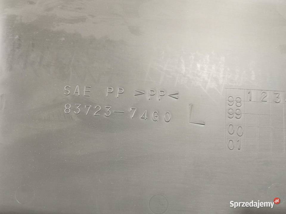 BOCZEK DRZWI LEWY PRZÓD SUZUKI IGNIS 2000 NOWY osobowe