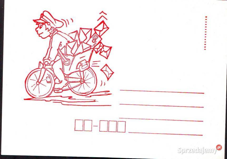 Kart Pocz Listonosz na rowerze Gliwice