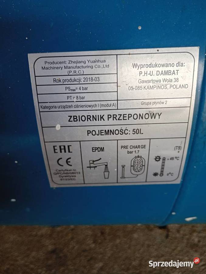 Zbiornik hydroforu podkarpackie Wielopole Skrzyńskie