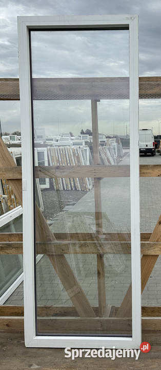 OKNA KacprzaK Witryna 76X201 FIX Używany PCV Lublin sprzedam
