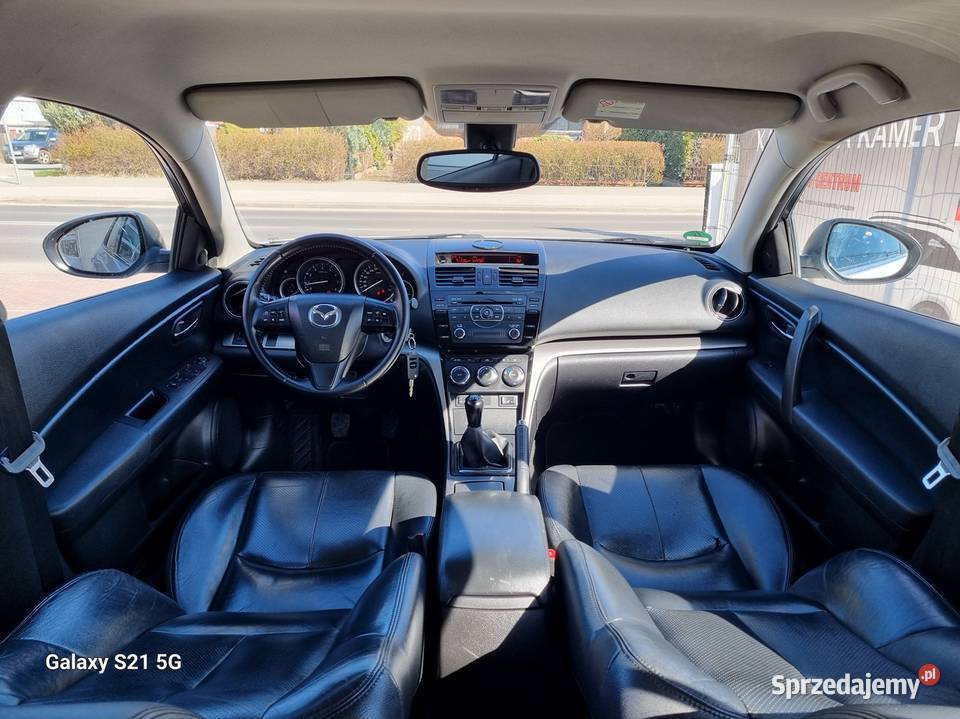 Mazda 6 II 20 155 skóra climatronic alufelgi garażowany