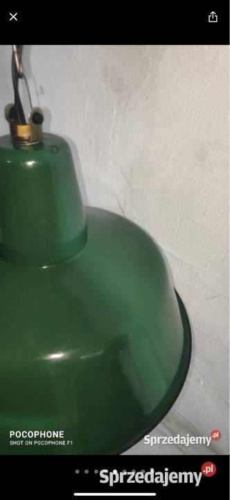 Lampa wisząca retro OBs2 zielona Pozostałe Gliwice