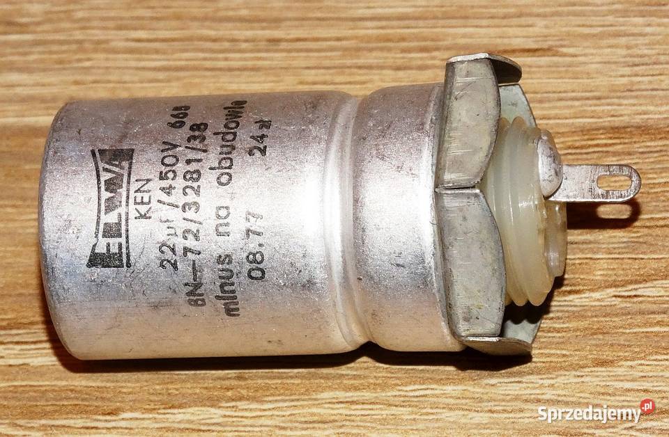 Kondensator elektrolityczny 22 uF 450 V KEN 665 Gliwice