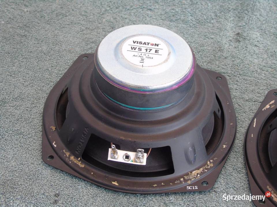 Głośniki niskotonowe Visaton WS 17 E para podkarpackie Jasło