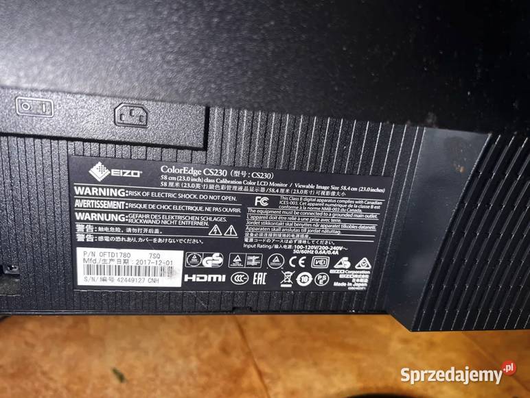 Monitor Eizo CS230 mazowieckie Otwock