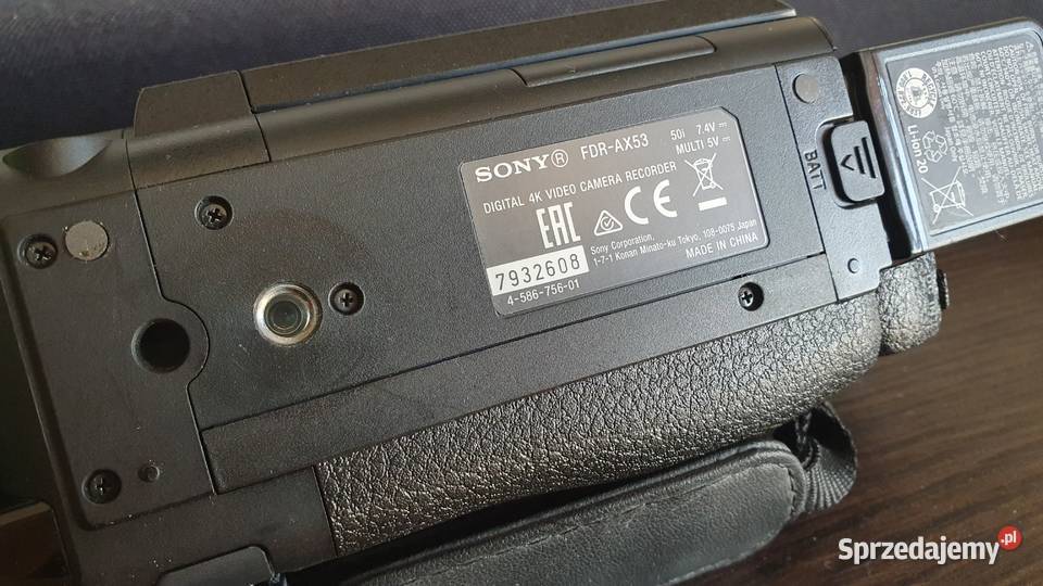 Kamera Sony FDRAX53 Nowa 4K Zakliczyn