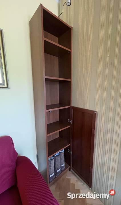 2 eleganckie regały z ciemnego drewna IKEA Billy Dom i Ogród Toruń sprzedam