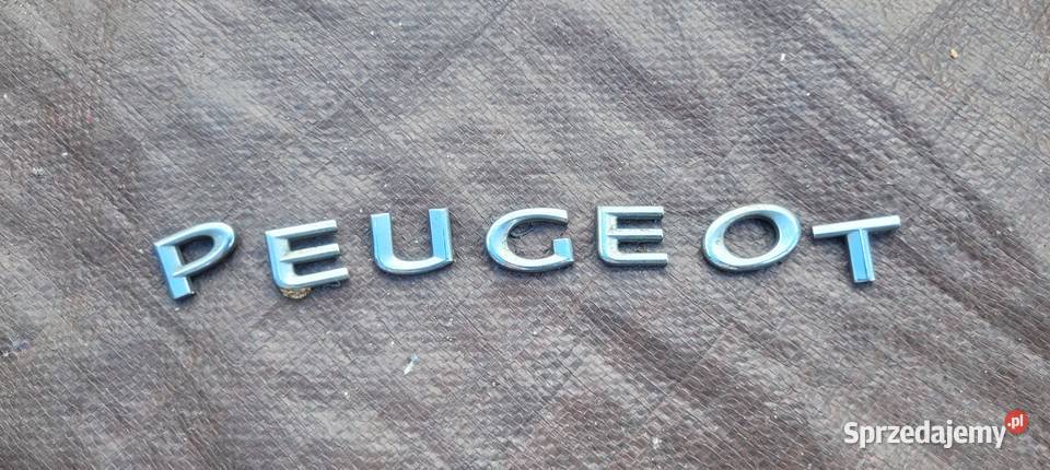 EMBLEMAT ZNACZEK NAPIS KLAPY TYLNEJ PEUGEOT 508