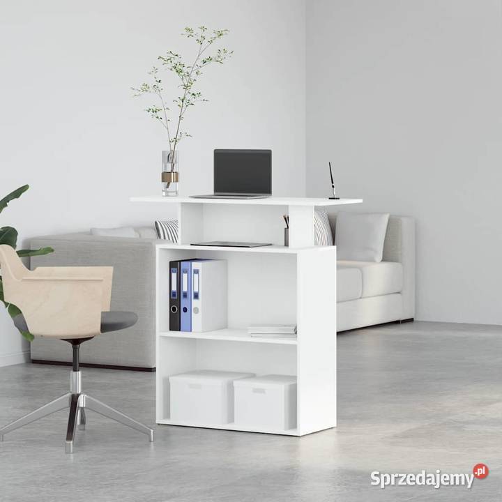 vidaXL Biurko recepcyjne białe 100x40x104 Biurka Warszawa