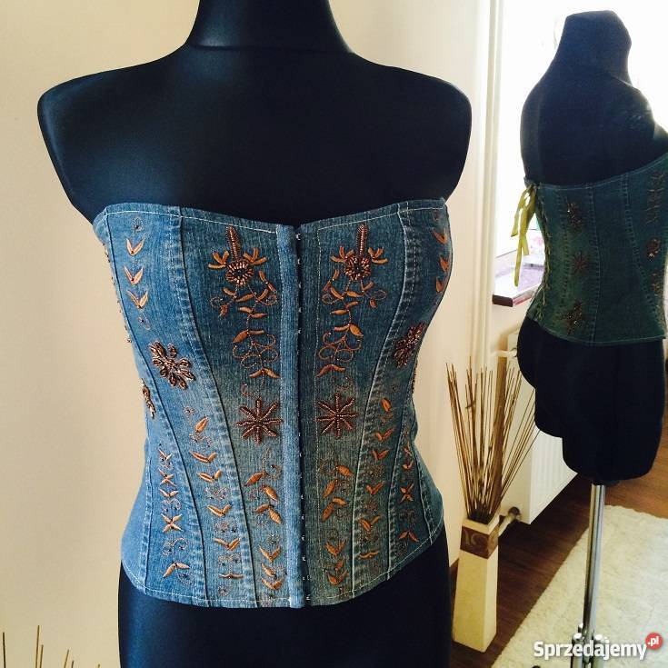 Gorset Jeansowy firmy Rise M Świerklany