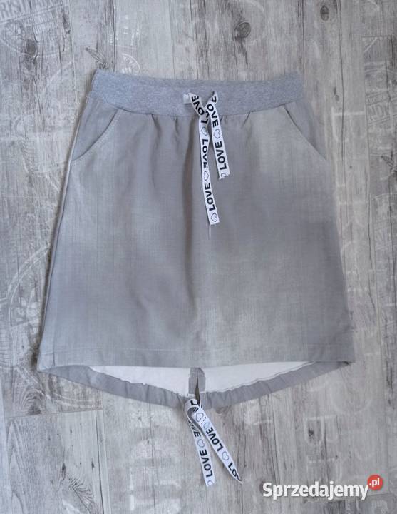 Nowa spódnica 2 w 1 dresówka S Handmade Katowice