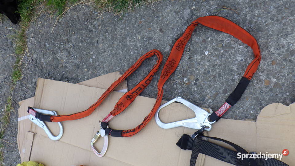 Uprząż Zestaw Sprzęt wspinaczkowy Komplet podkarpackie Dębica