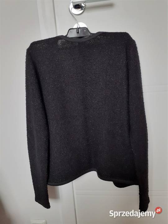 Sweter bez zapięcia czarny SM mazowieckie Warszawa