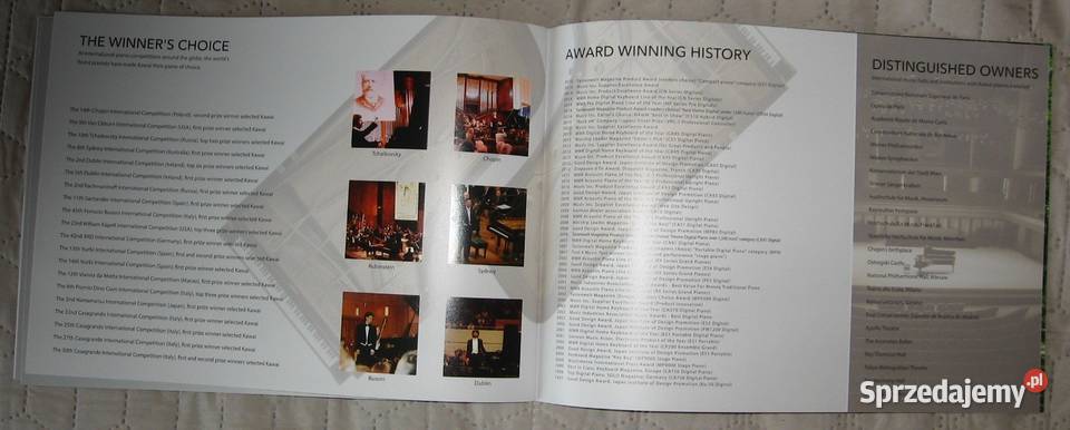 Kawai GL Series Grand Pianos catalog katalog pomorskie