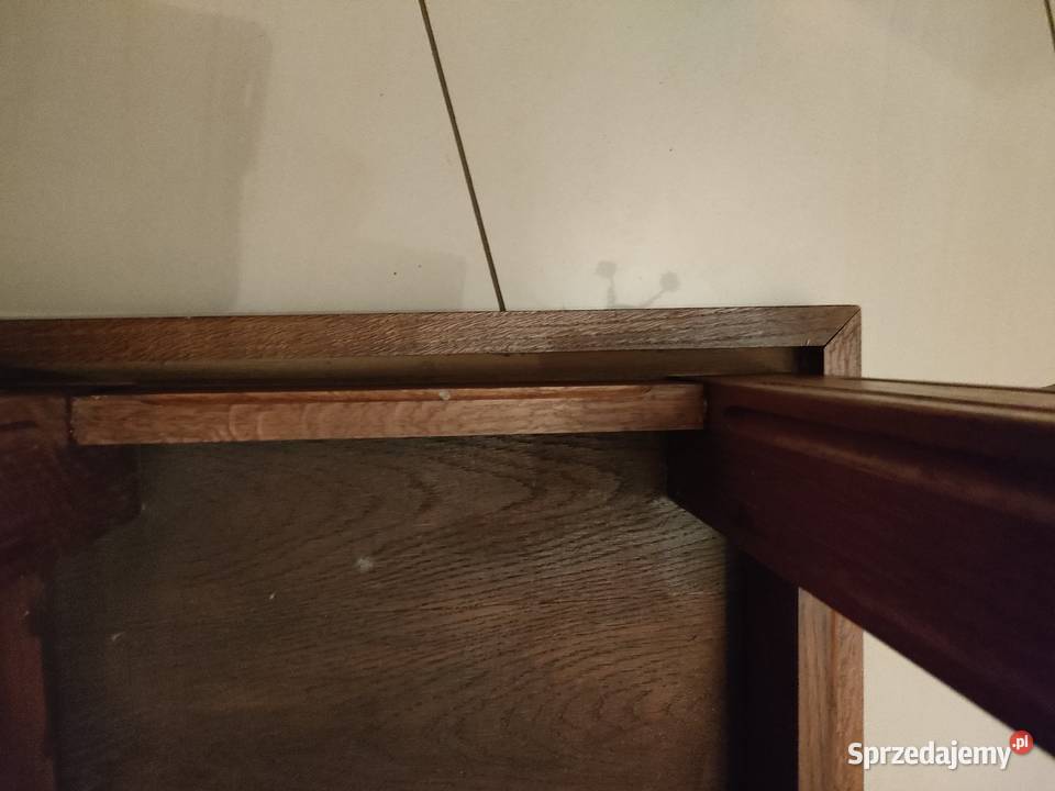 Stolik dębowy kwadratowy kawowy uniwersalny 60cm Skrzynki