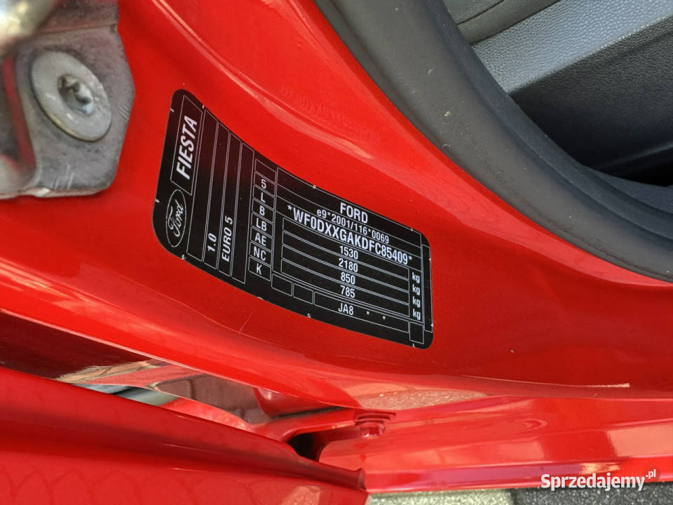 Ford Fiesta 5 drzwi podgrzewane fotele i szyba możliwa zamiana Wejherowo