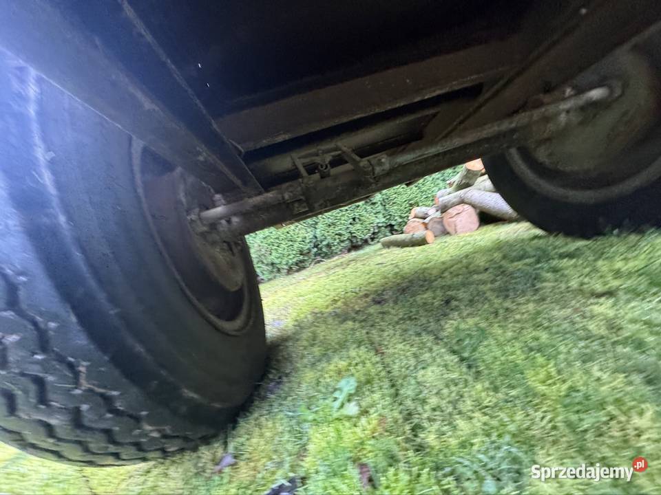 Przyczepa jedno osiowa z chamulcami Kłaj