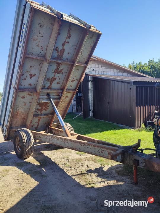Przyczepa jednoosiowa 7 ton nieuszkodzony Międzyrzec Podlaski