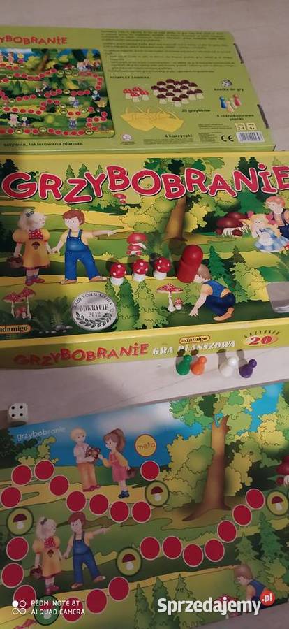 grzybobranie gra planszowa edukacyjna Poznań sprzedam