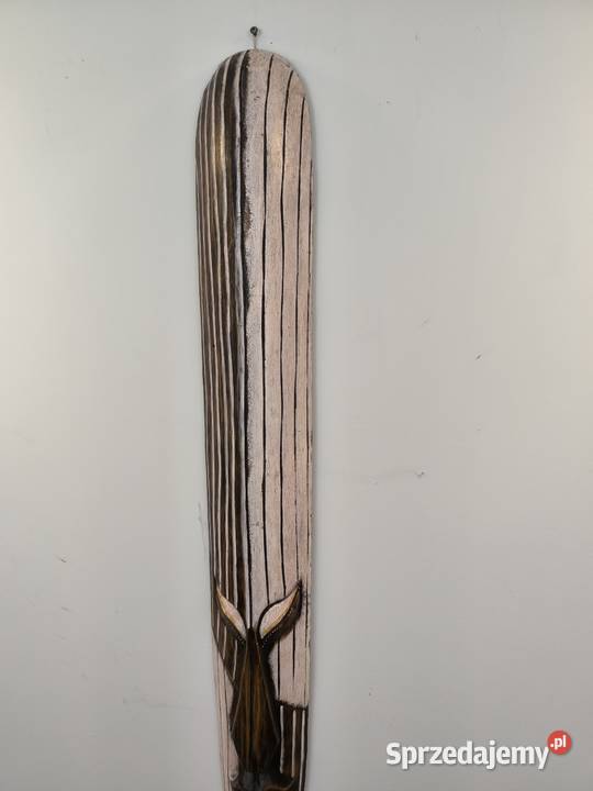 Piękna maska etniczna wisząca ozdobna Łódź