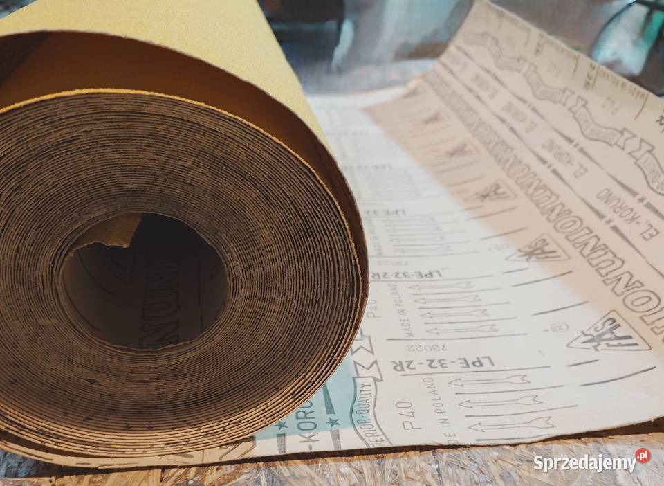 Papier ścierny w rolce ELKORUND P40 dolnośląskie Wrocław sprzedam