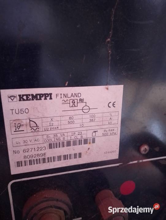 Migomat Kemppi PSS 3500 MigTigMma Produkcja pomorskie Płachty sprzedam