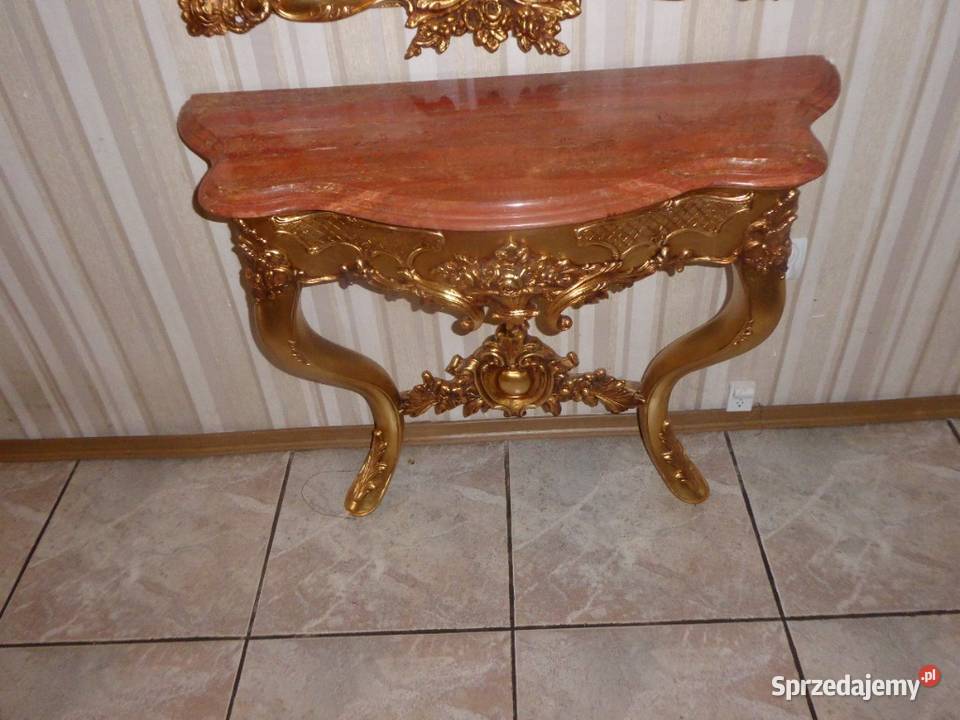 KONSOLA Z KRYSZTAŁOWYM LUSTREM Ostróda