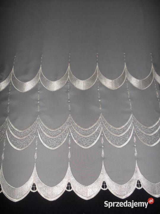 Firana gotowa krem haft 145 x 155 Wrocław