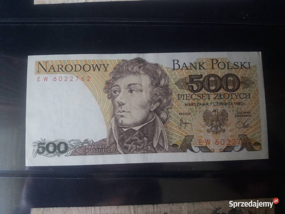 Banknot 100 500 2000 5000 Będzin sprzedam