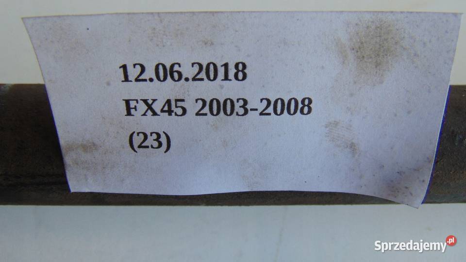 PÓŁOŚ PRZEDNIA PRZÓD INFINITI FX45 FX 45 Układ napędowy