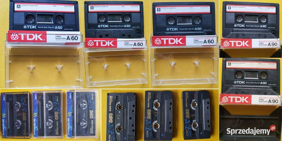 TDK a60 a90 sa90 prl kolekcjonerskie vintage dance Kielce