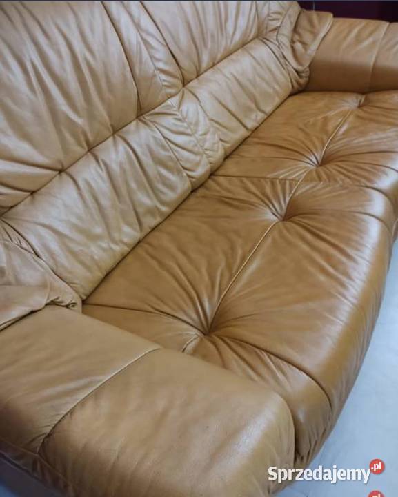 kanapa lata 90te skóra Będzin sprzedam