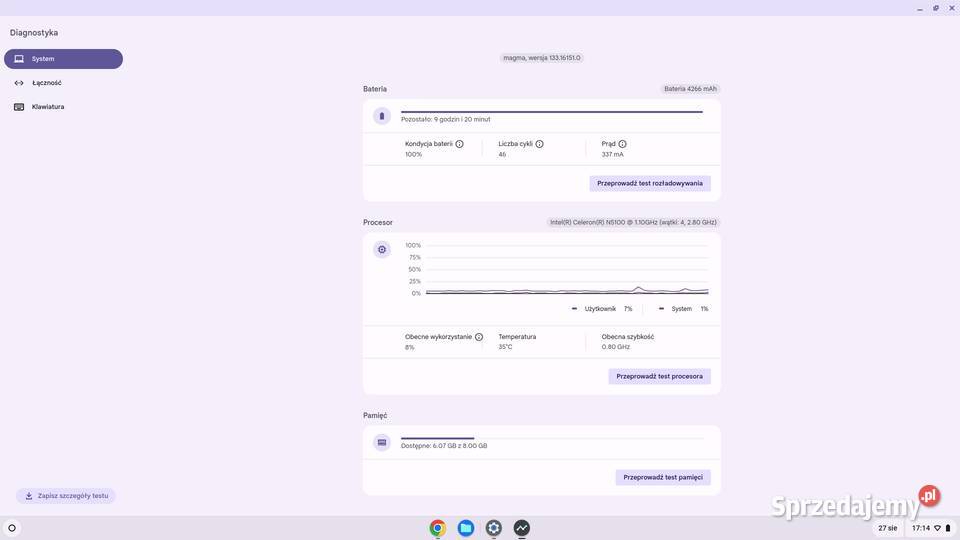 Laptop Acer Chromebook 315 156 Full HD 8GB RAM świętokrzyskie
