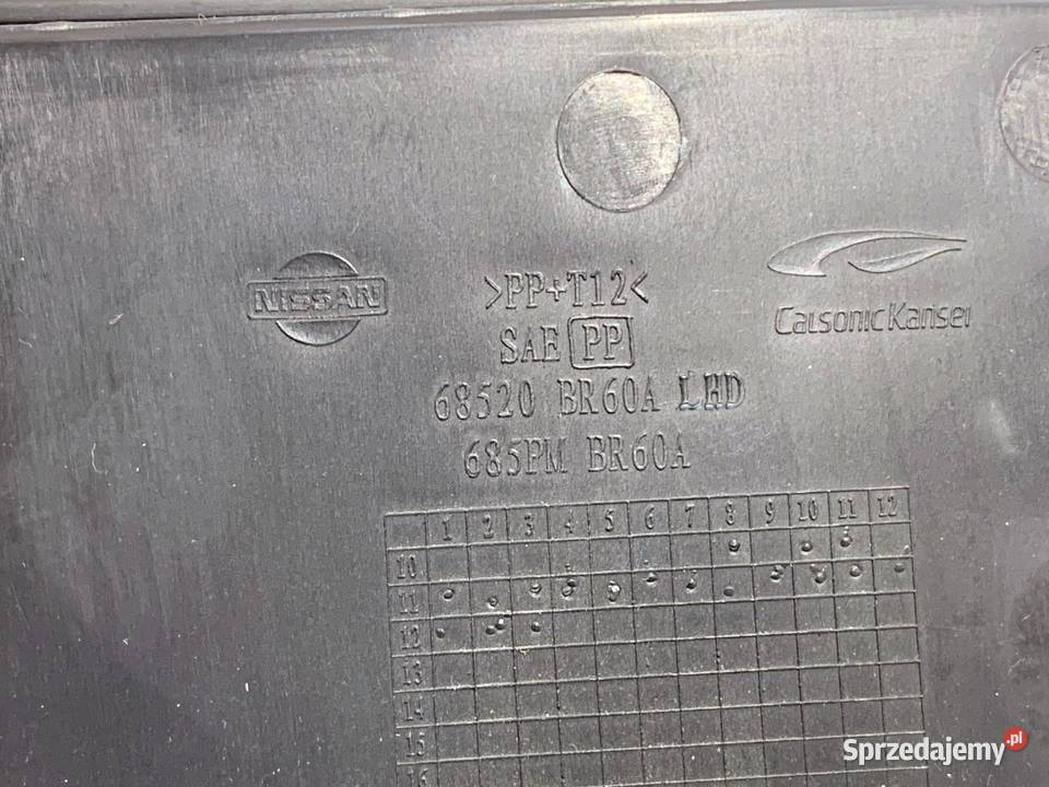 SCHOWEK PASAŻERA NISSAN QASHQAI J10 Crossover podkarpackie sprzedam