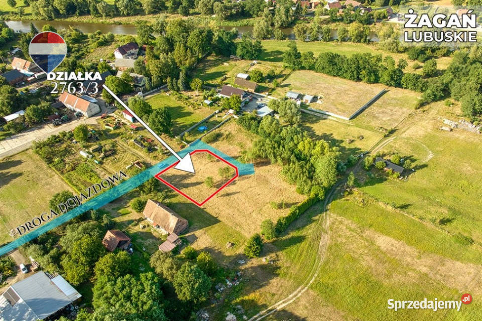 Na sprzedaż działka 1065 m Oś Moczyń Żagań 1zł/m2 sprzedam