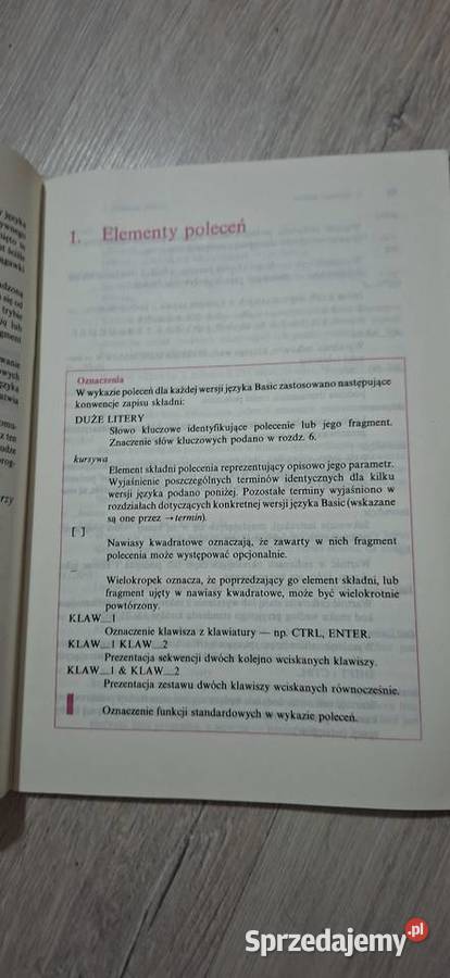 1 wydanie 1987 Klucze do Basicu WNT nakład 60 Antykwariat