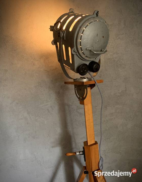 Lampa loft Vintage teatr film PRL lata 5060 Poznań
