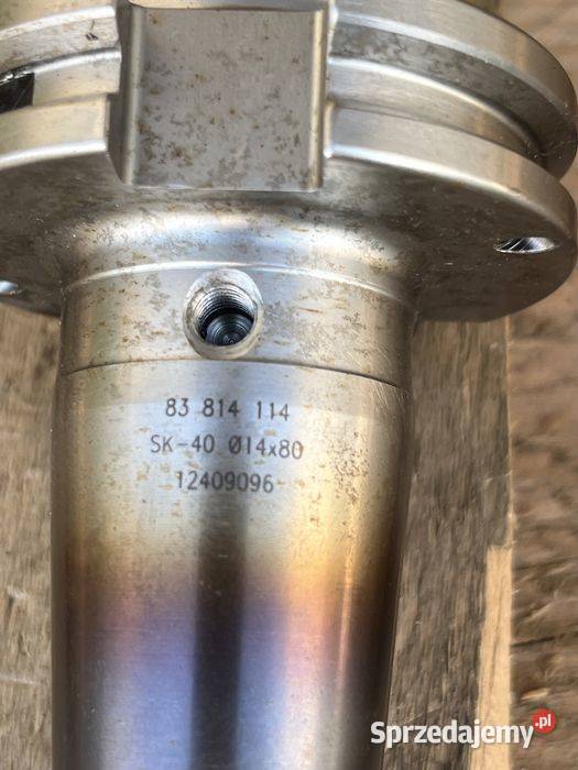Uchwyt Oprawka SK40 14 x80 z frezem wielkopolskie Tuliszków sprzedam