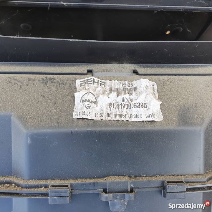 MAN TGA NAGRZEWNICA CHŁODNICZKA CHŁODNICA