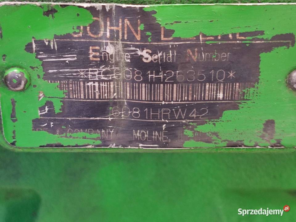 John Deere 6081HRW42 Pozostałe Wilkowo sprzedam