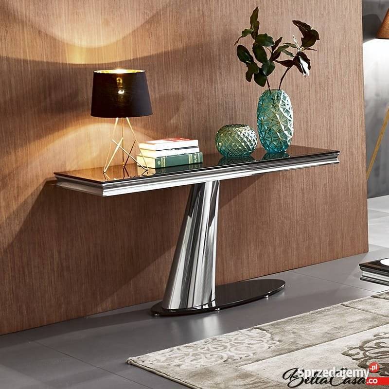 Konsola glamour do salonu Dorado blat spiek